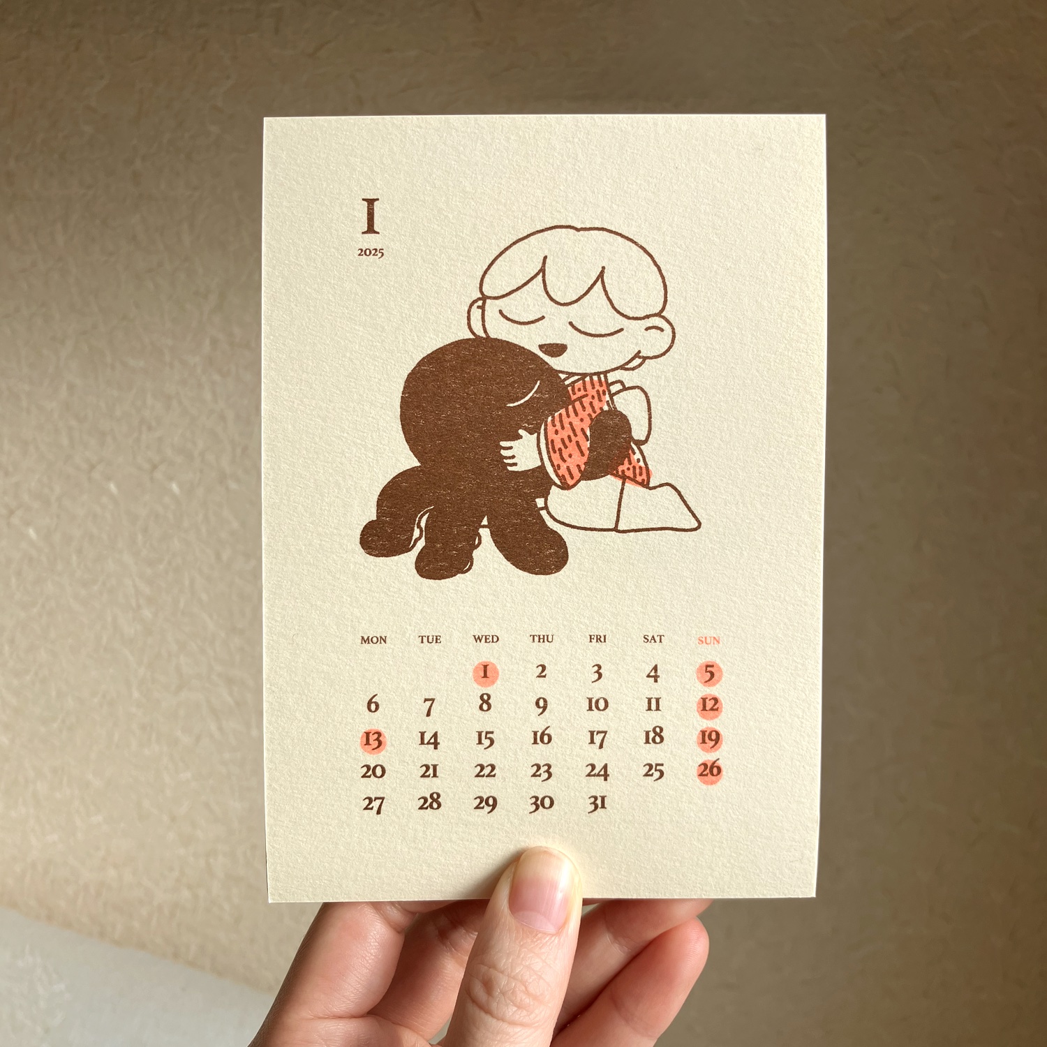 2025年 カレンダ〜